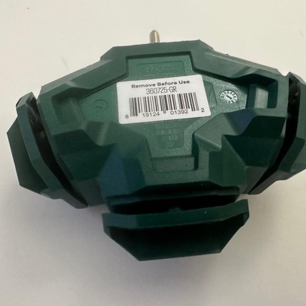 360 3-Outlet Plug Green Power Hub Lot of 2 Pieces Brand New